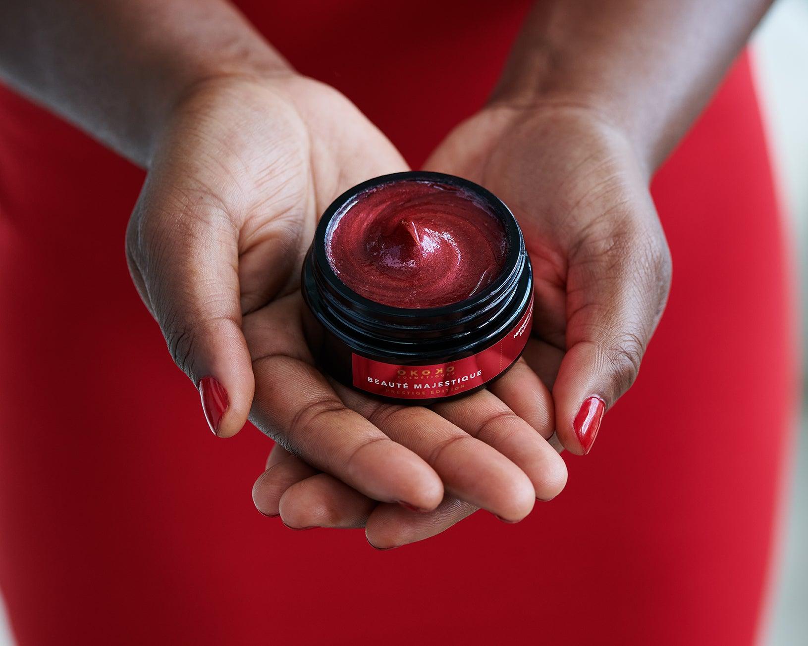 How to use Beauté Majestique Gel-to-milk Cleanser & Mask - Okoko Cosmétiques Official Site