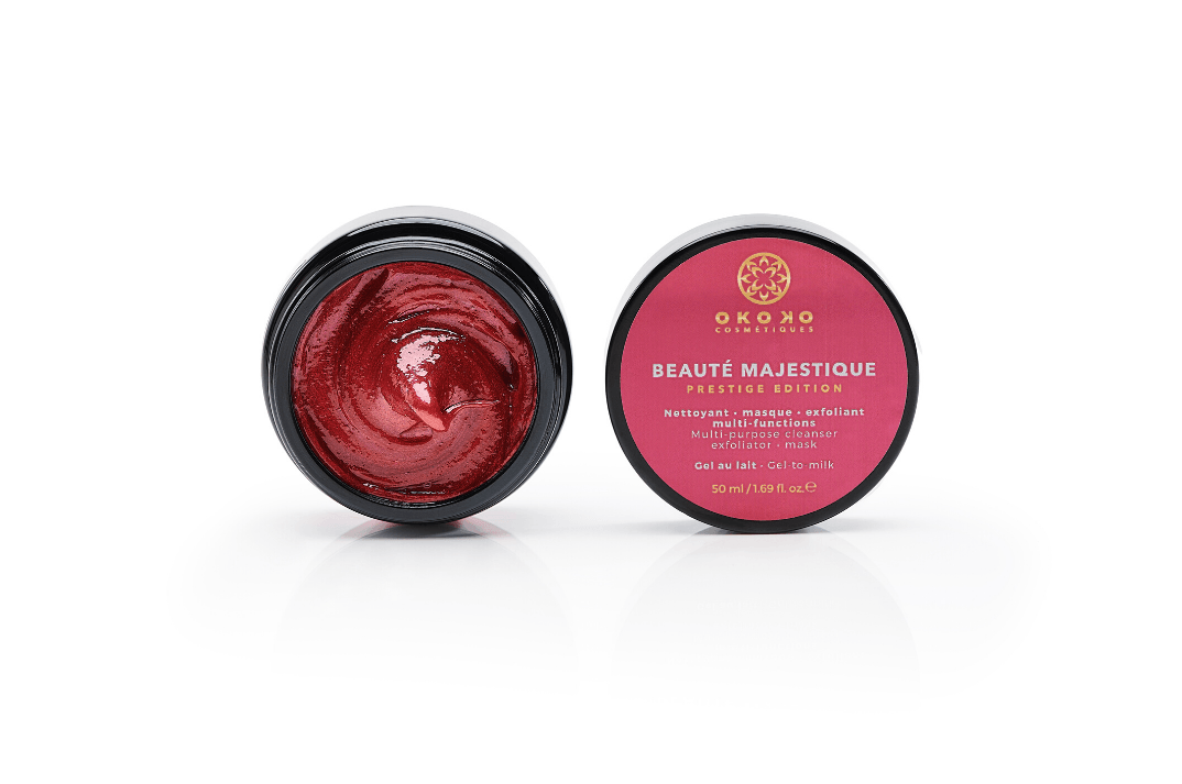 Introducing the new Beauté Majestique Cleanser | Exfoliator | Mask - Okoko Cosmétiques Official Site