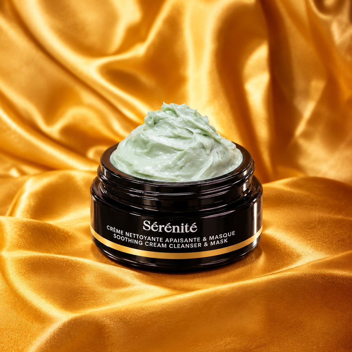 Sérénité Cream Cleanser & Radiance Mask with AHA Fruit Acids + Papaya Enzymes