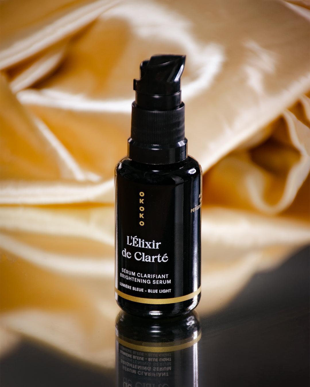 L’Élixir de Clarté – Blue Light Radiance Serum with AHA, Vitamin C + Brightening Peptides