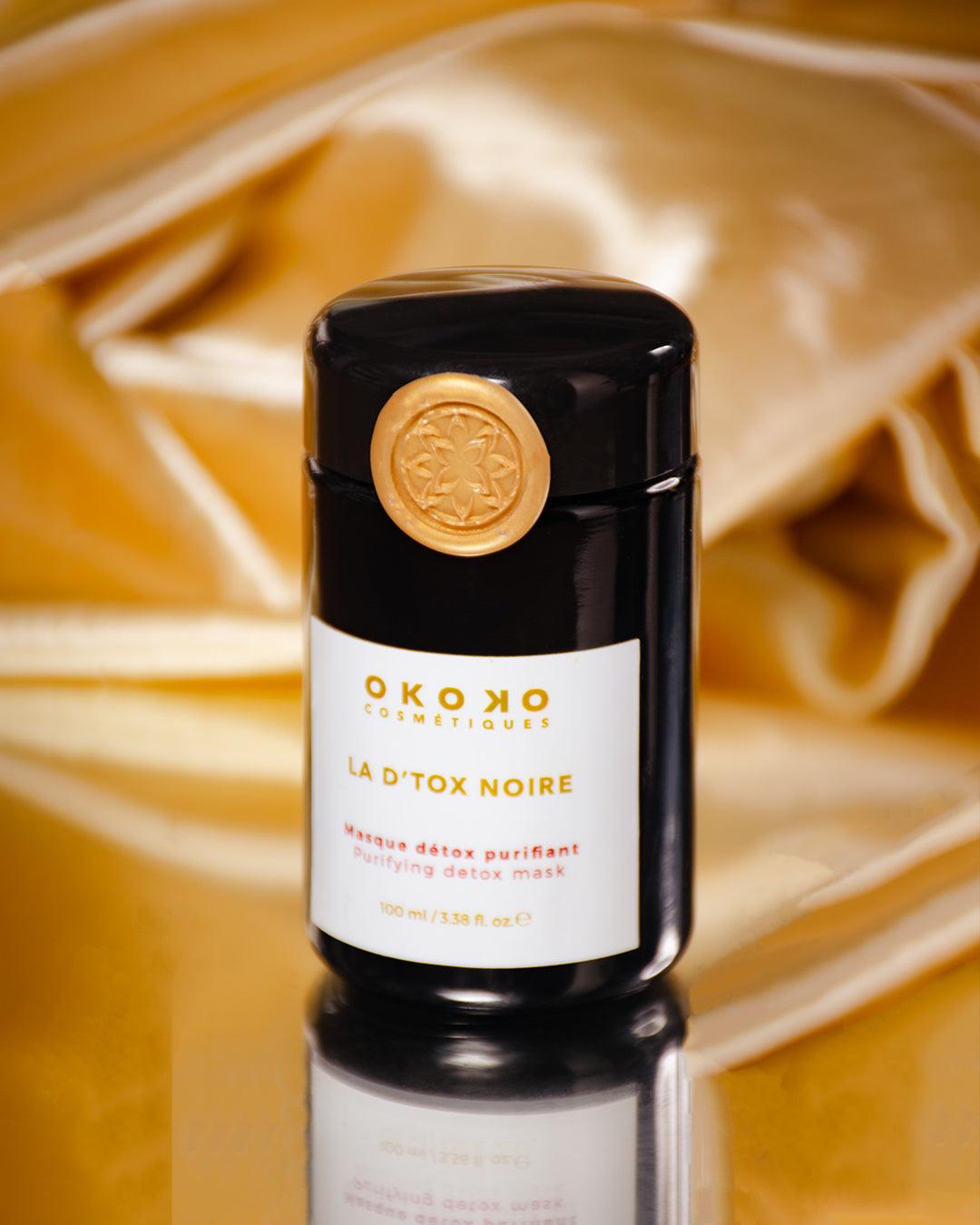 La D’tox Noire Detox Clay Mask with Activated Charcoal + Niacinamide