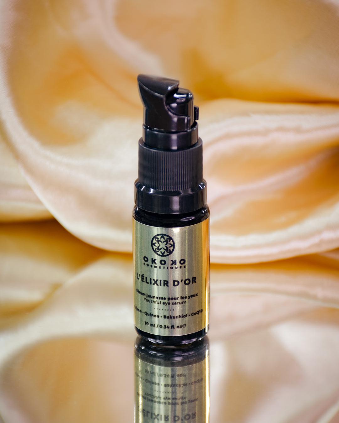 L’Élixir D’Or Advanced Eye Serum with Arjuna Extract + Caffeine