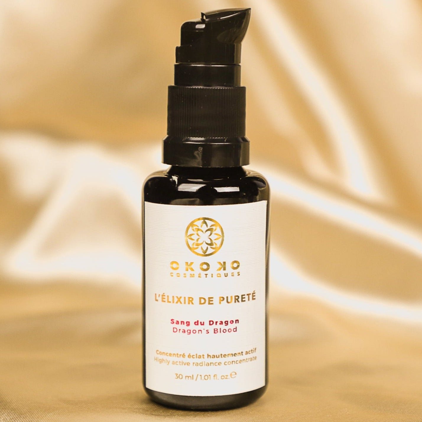 L’Élixir de Pureté – Clarifying Essence with 10% Niacinamide + Dragon’s Blood