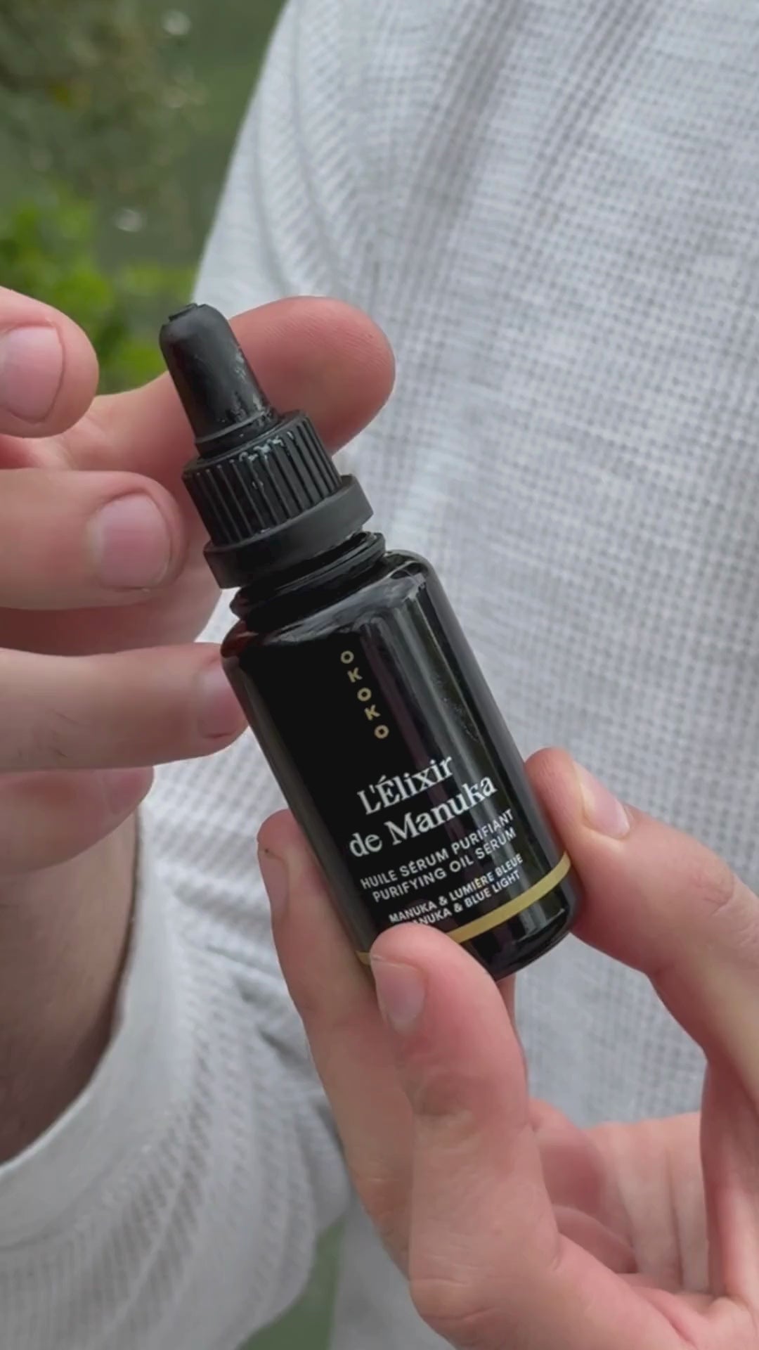L’Élixir de Manuka Purifying Oil Serum with Manuka + Bakuchiol