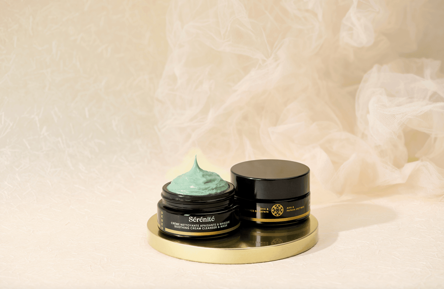 OKOKO - Cream Cleanser & Mask with AHA & Papaya Enzymes - Sérénité - Okoko Cosmétiques Official Site