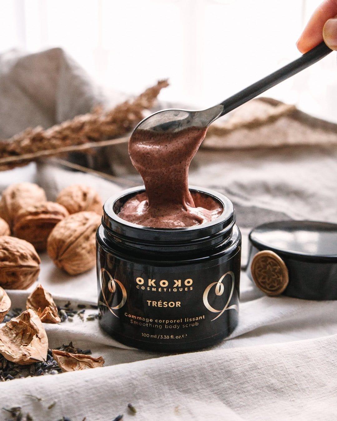 TRÉSOR, by OKOKO (SMOOTHING BODY SCRUB) - Okoko Cosmétiques Official Site