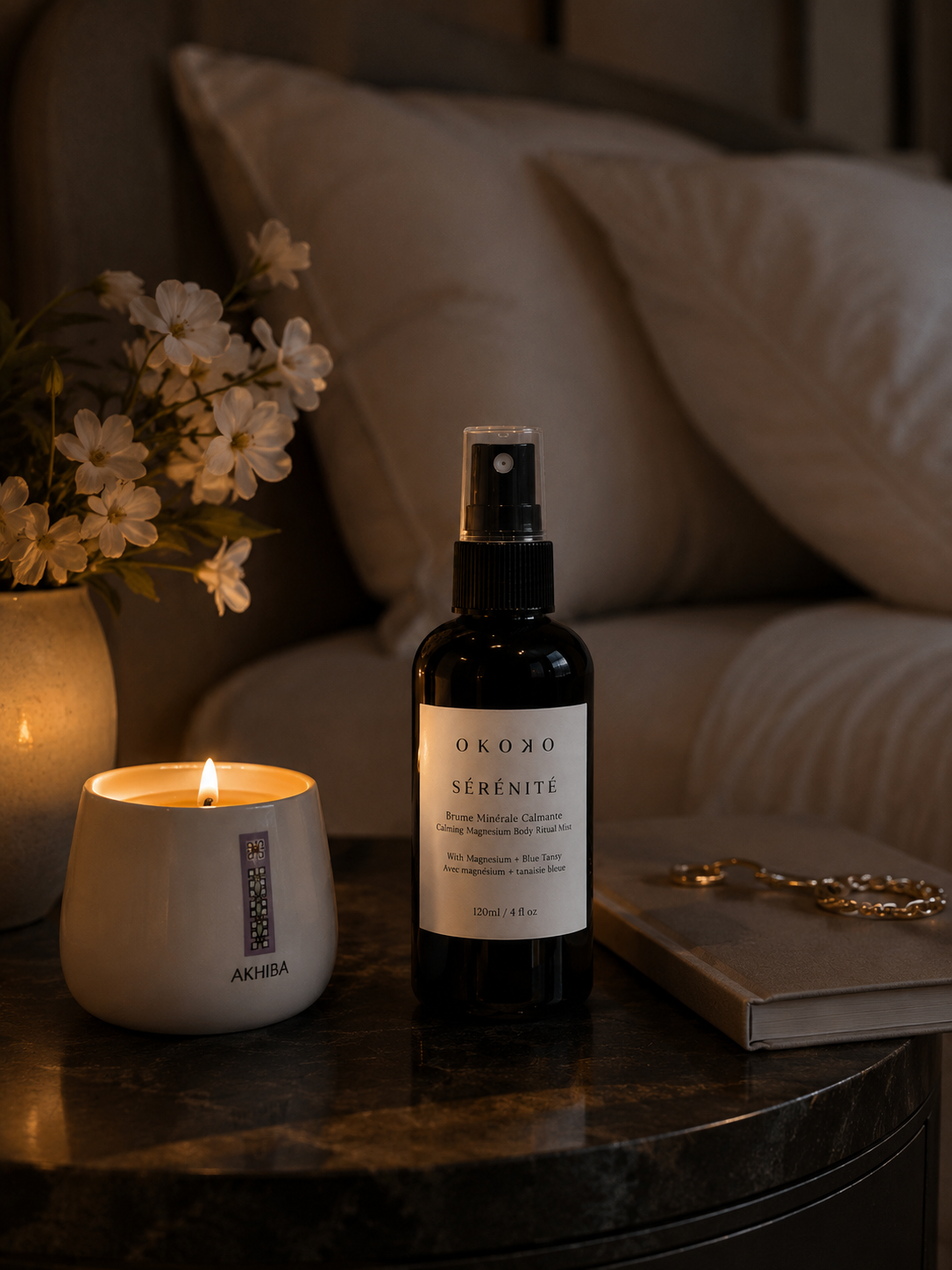 SÉRÉNITÉ Calming Magnesium Body Ritual Mist With Magnesium + Blue Tansy