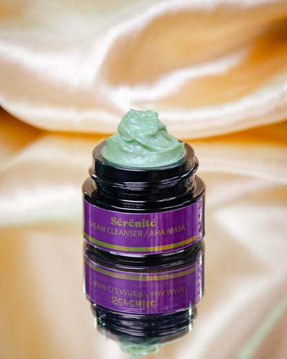 OKOKO - Crema Limpiadora &amp; Mascarilla con AHA y Enzimas de Papaya - Sérénité