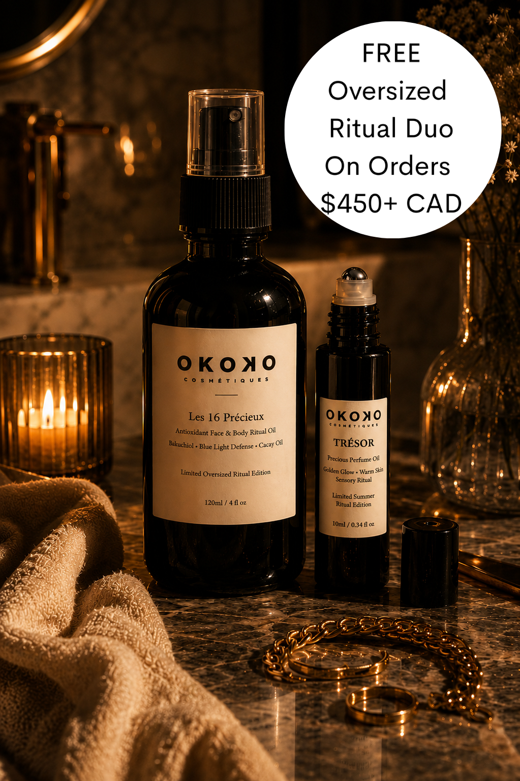 FREE Oversized Ritual Duo On Orders $450+ CAD • $435 CAD Value