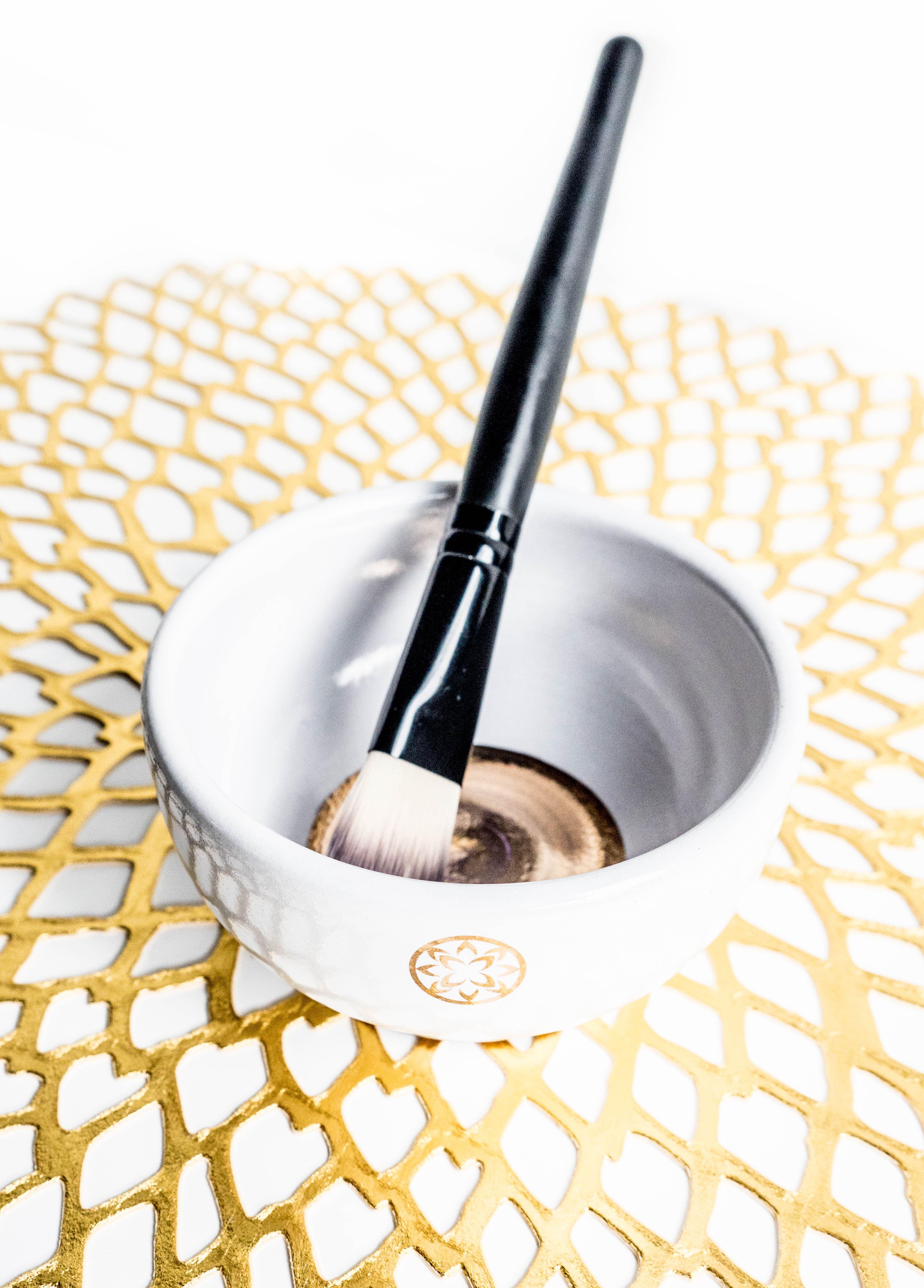 (New) Handmade Treatment Bowl with 24kt Gold - Okoko Cosmétiques Official Site 