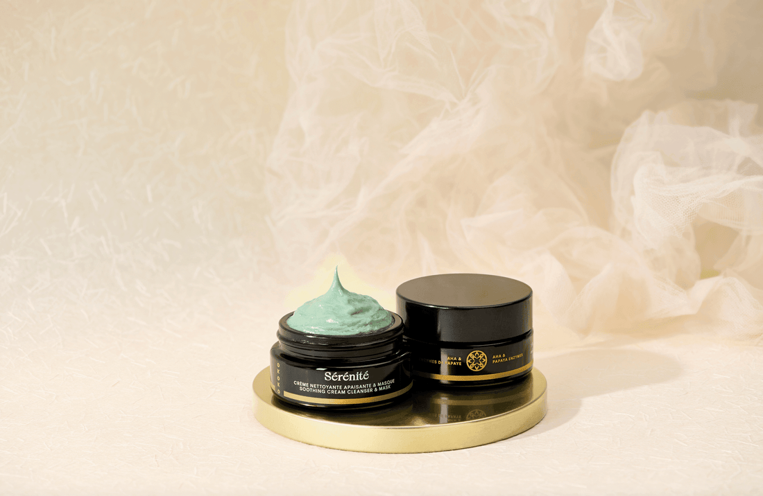 OKOKO - Cream Cleanser & Mask with AHA & Papaya Enzymes - Sérénité - Okoko Cosmétiques Official Site