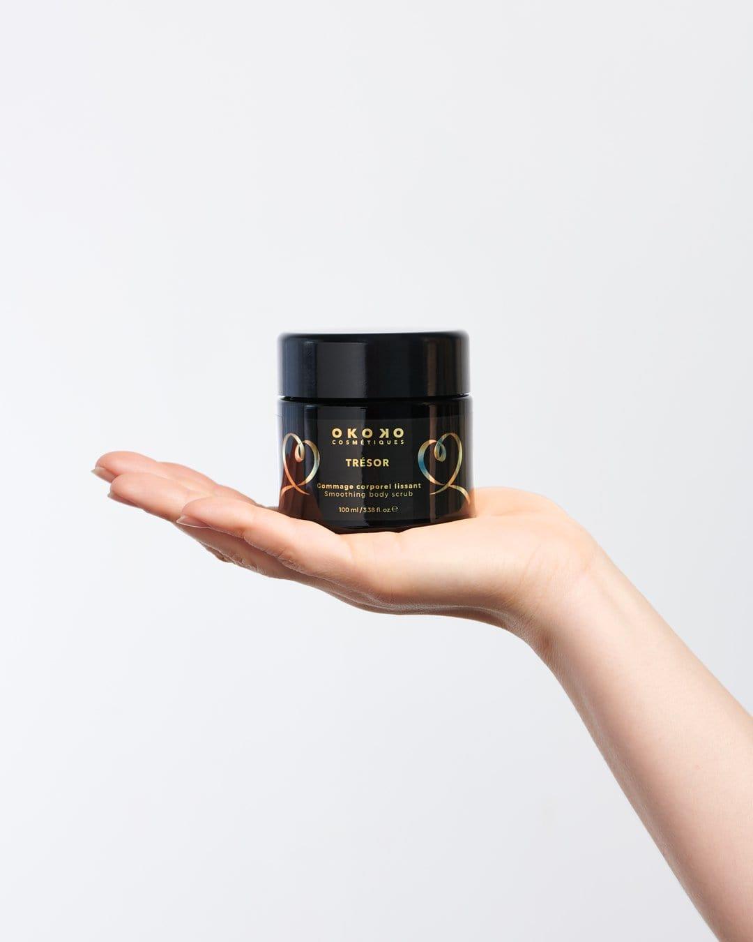 TRÉSOR, by OKOKO (SMOOTHING BODY SCRUB) - 200ml - Okoko Cosmétiques Official Site 