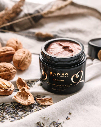 TRÉSOR, by OKOKO (SMOOTHING BODY SCRUB) - 200ml - Okoko Cosmétiques Official Site 